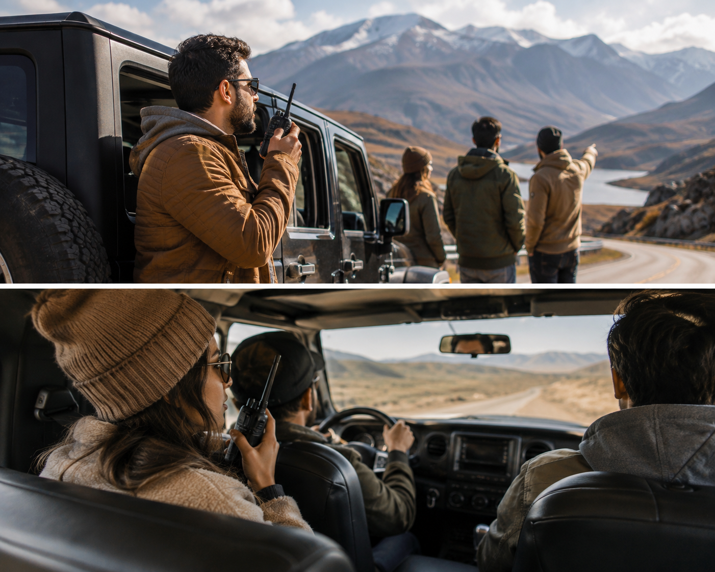Walkie talkie rental for road trips