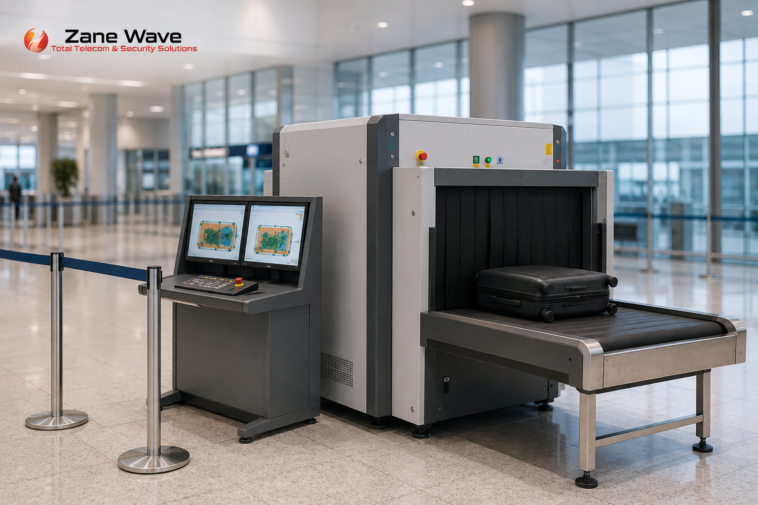 Security equipment deployed at an event