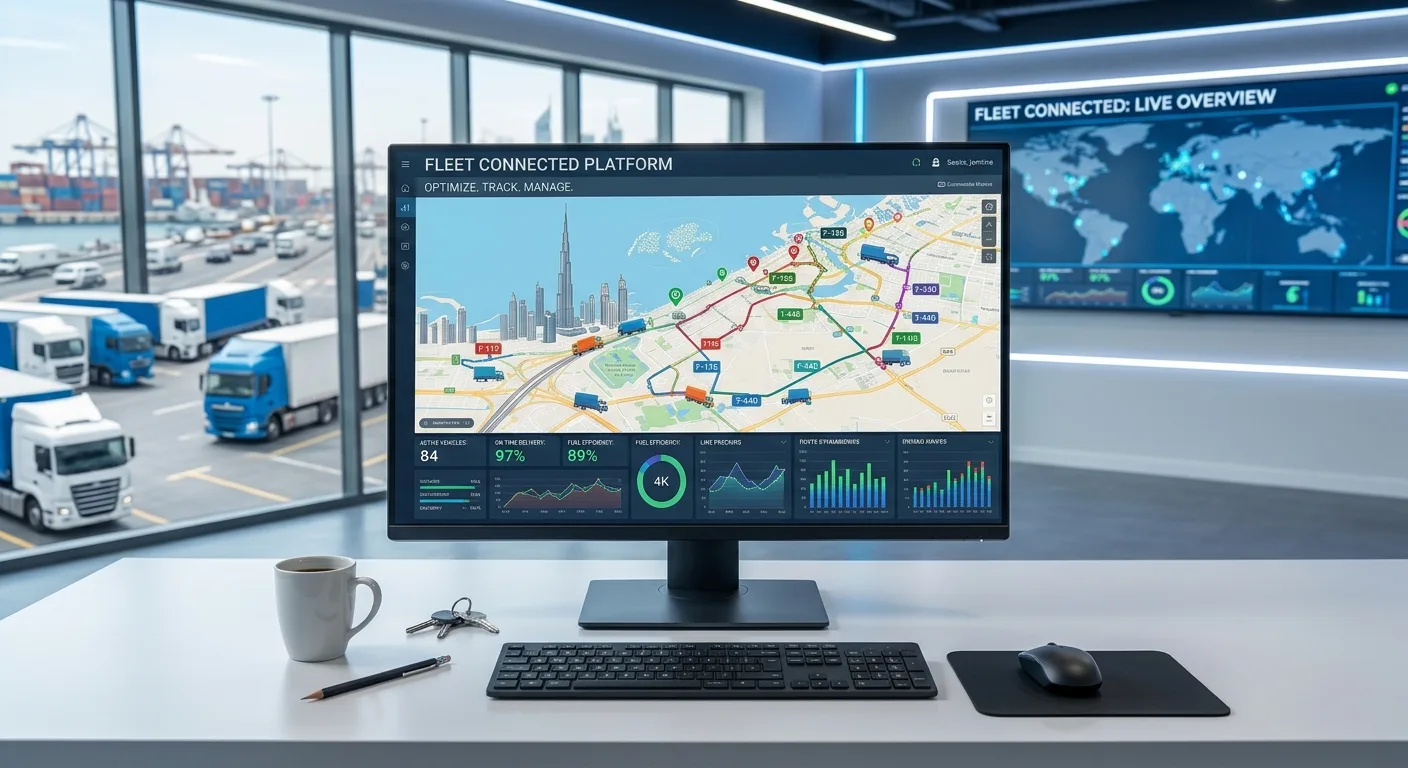 Vehicle tracking mobile dashboard