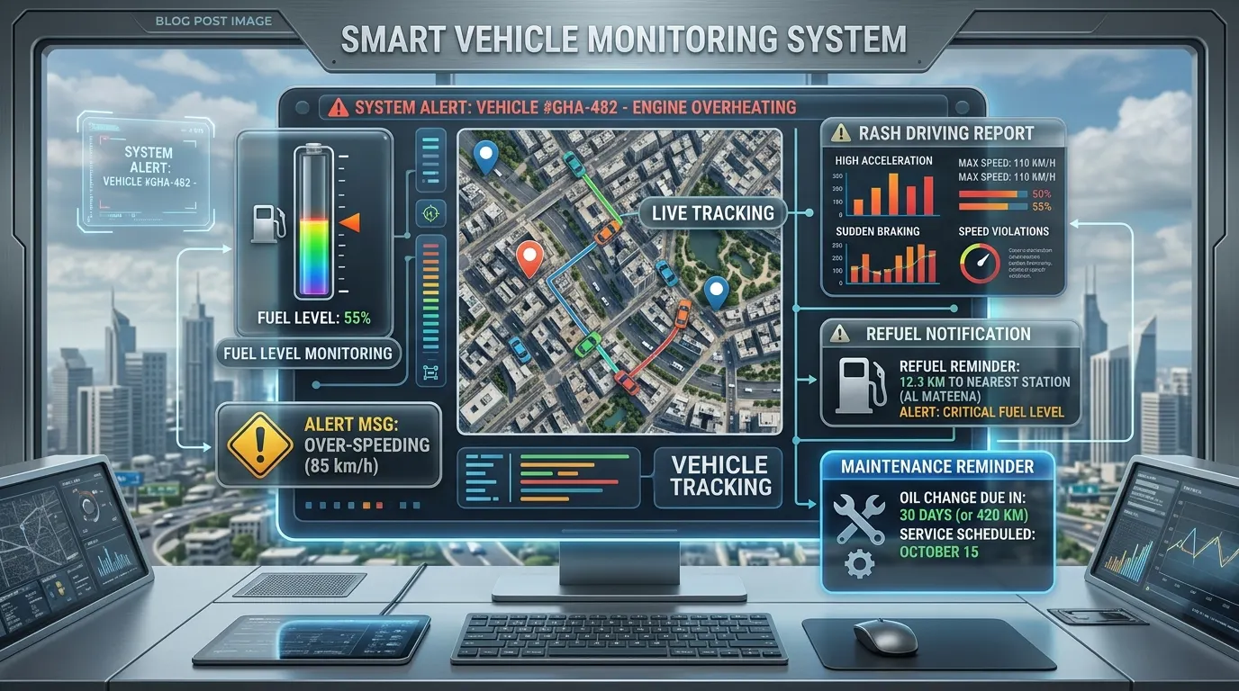 Live fleet monitoring dashboard