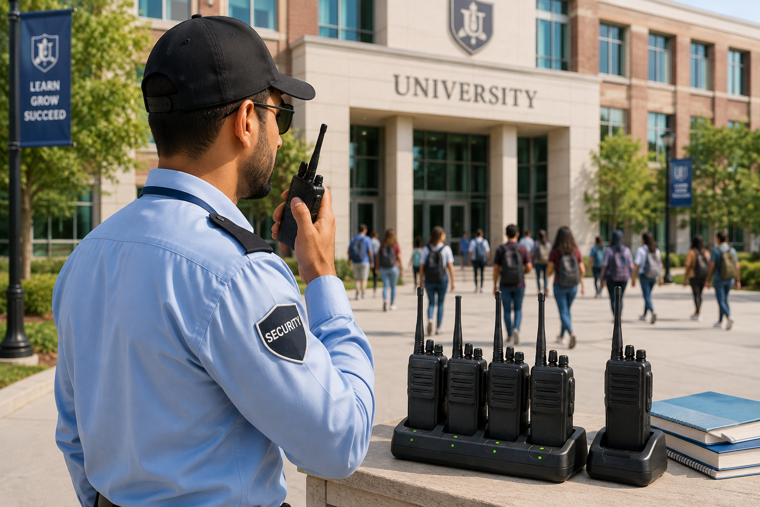 Walkie talkie rental for universities