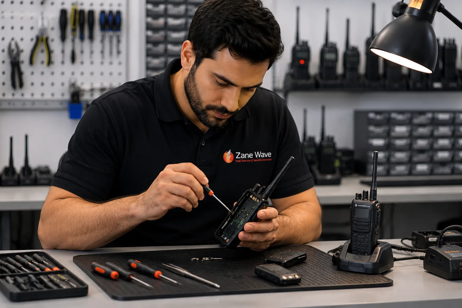 Walkie talkie programming and repair