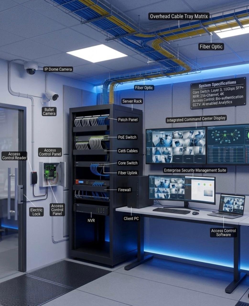 SIRA CCTV design and installation process Dubai