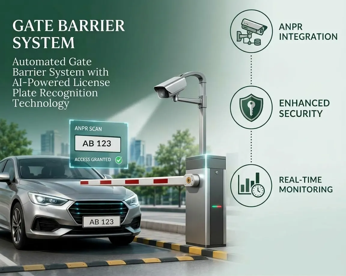 Gate barrier system features: automation, enhanced security and real-time monitoring