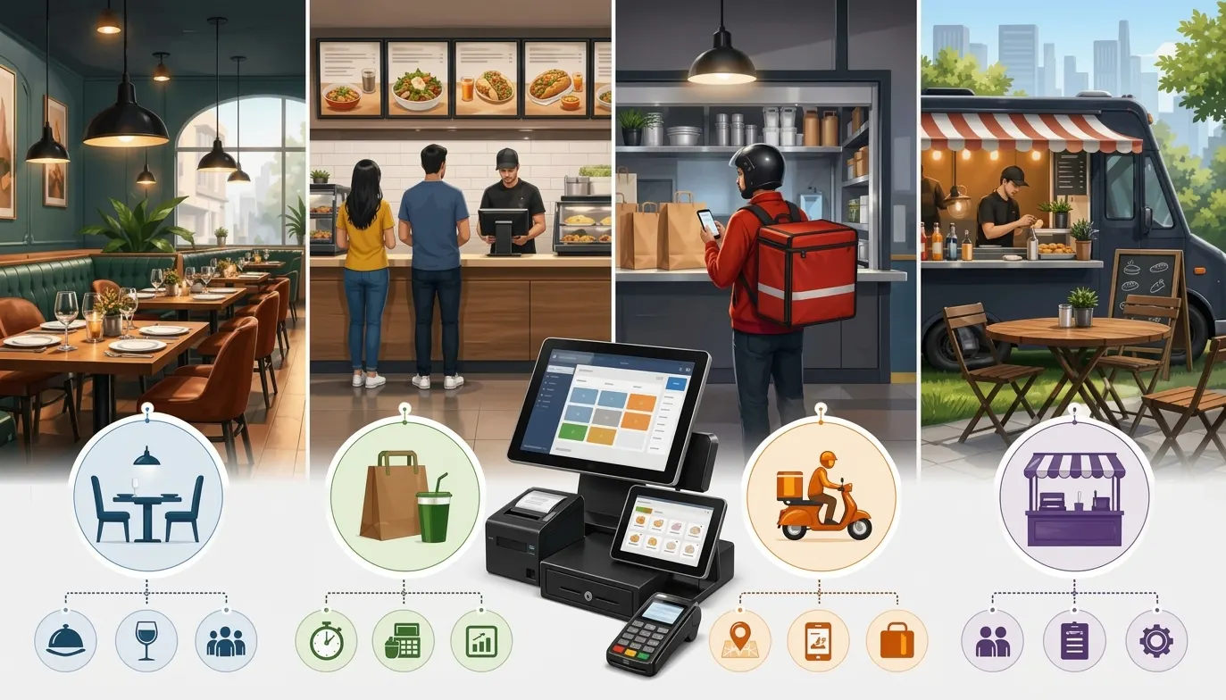 POS systems used by retail shops, restaurants and service businesses in Dubai